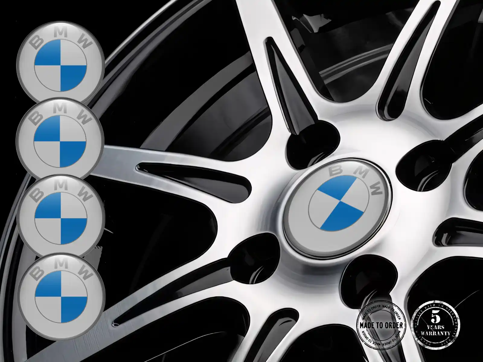 BMW Adesivi Silicone Stile Sports Temporal Thrust Wave